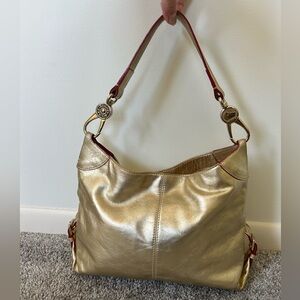 Dooney & Bourke Gold Shoulder Bag